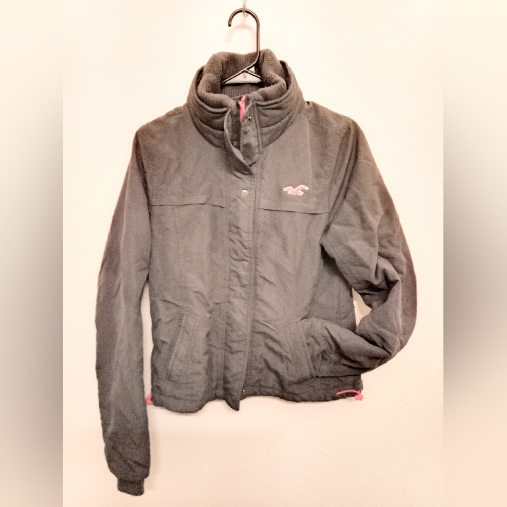 Hollister Women's Fleece Lined Jacket In Size Medium